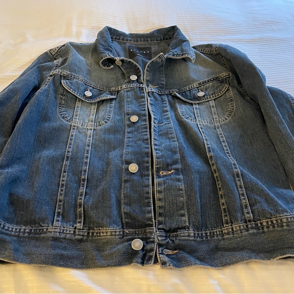 Sisley Dark Blue Denim Jacket